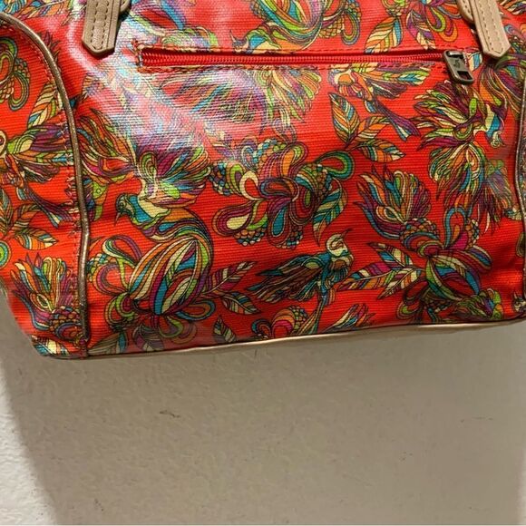 Sakroots Birds of Paradise Print Metro Tote Bag Shopper Shoulder Handbag Purse - Picture 6 of 15